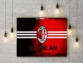 AC Milan football club printed picture on pvc foamex board