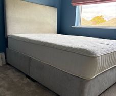 Double bed, mattress and Headboard