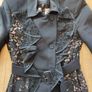 Coat Jacket BCBGMAXAZRIA size S lace black Image 5
