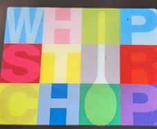 Joseph Joseph Whip Stir Chop Worktop Saver 90074 Toughened Glass 30cm x 40cm