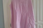 Pink Linen Dress Fully Lined