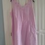 Pink Linen Dress Fully Lines Image 3