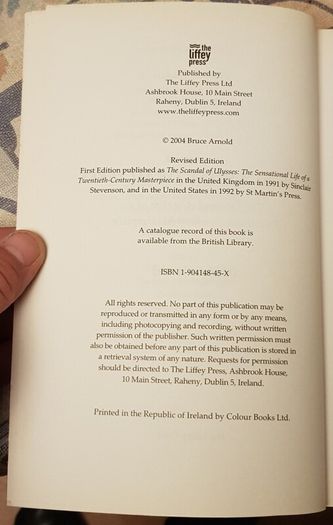 The Scandal Of Ulysses by Bruce Arnold