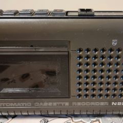 From 1976s Philips N 2210 Cassette Player/Recorder, working good.