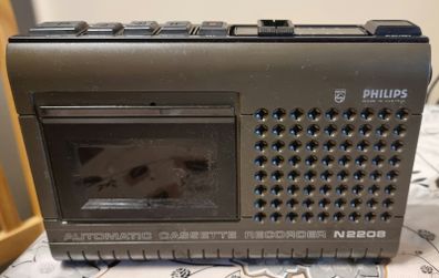 From 1976s Philips N 2210 Cassette Player/Recorder, working good.
