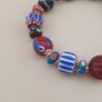 Vintage Venetian style Mix Chevron & Trade Glass beads Bracelet Image 6