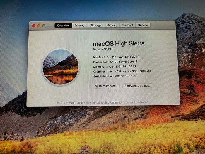Mac Book Pro Late 2011 Fully functional