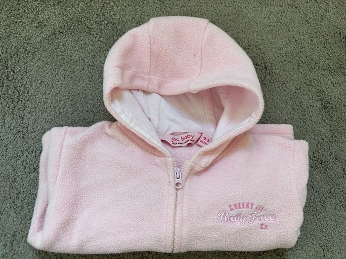 baby girls fleece hoodie 0-3 months