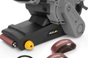 Jellas 1000W Electric Sander, 6 Variable-Speed Control with Self - Locking Switch, 12PCS Sanding Paper (75x533MM), 3m Power Cord for Derusting, Stripping Paint and Polishing (FREE POSTAGE)