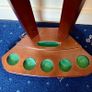 Antique Wooden Standing Pool Cue Snooker Rack Image 5