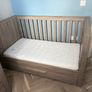 Mama and papa cot, mattress and chest of drawers Image 2