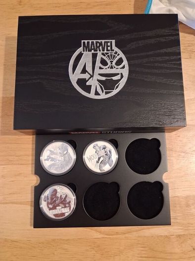 Marvel 1 oz  silver set of 9 coins