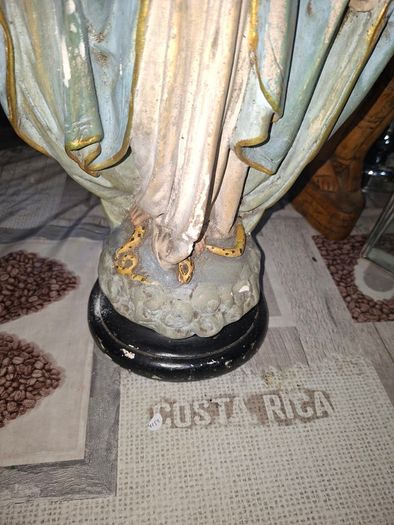 Vintage Virgin Mary Statue Our Lady of Grace and St. Joseph with Christ Child Statue, PRICE IS FOR 1 ONLY