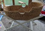 Wiker Moses basket