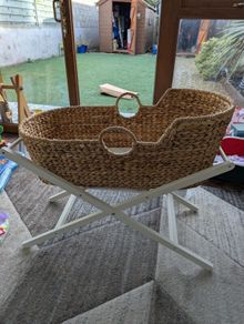 Wiker Moses basket