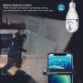 3mp Panoramic Wifi Ip Camera E27 Light Bulb Calving Hd Wireless Security Camera Image 2