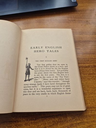 Antique Early English Hero Tales Jeannette Marks 1915