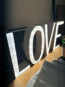 Giant LOVE Letters