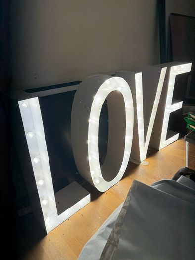 Giant LOVE Letters