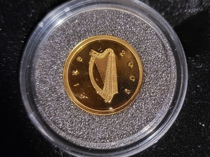 gold proof Plough man coin