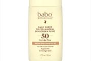 Babo Botanicals tinted mineral sunscreen spf 50