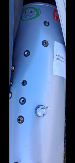 solar cylinder and air to water heat pump