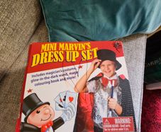 Mini Marvin's dress up