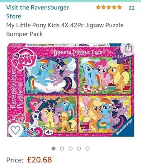 bumper puzzle pack My Little Pony