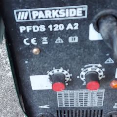 Parkside Flux Cored Wire MIG Welder PFDs 120 A2 in very good condition