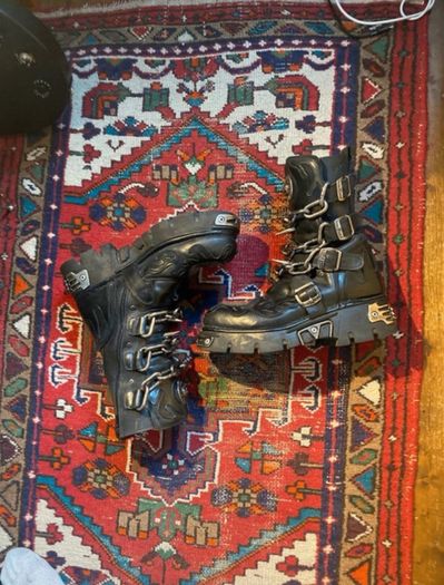 New Rock Reactor Leather boots