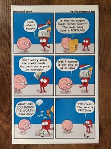 Heart and Brain 7"x10" Art Print
