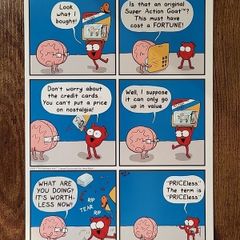 Heart and Brain 7"x10" Art Print