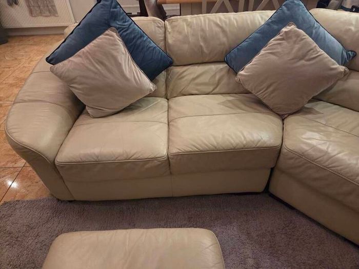 leather corner sofa