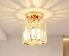 Brand New Golden Crystal Ceiling Light,