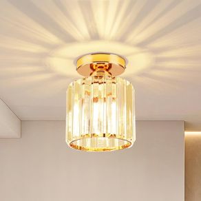 Brand New Golden Crystal Ceiling Light,