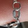 ladies silver chain and pendant Image 6