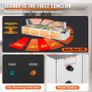 220v Commercial Electric Food Warmer Countertop Buffet with Glass Shield Image 7