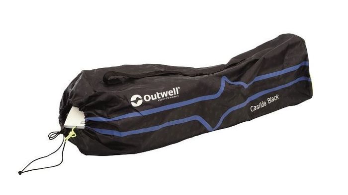 2 x Outwell Casilda Half Moon Folding Chair/ Black