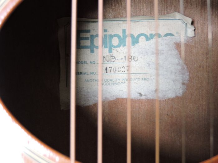 1978 epiphone Nova 180 acoustic guitar made in japan