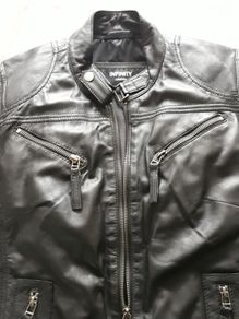 New Black Leather Jacket - womans