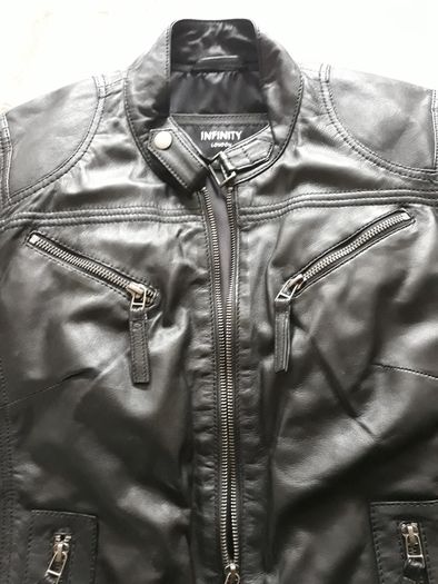 New Black Leather Jacket - womans