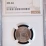 1968 Ireland 6pence Coin NGC MS66 Top Graded Image 4