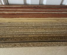 Sheets of timber