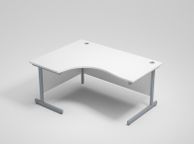 main image for ad New White Office Radial / Corner Desk