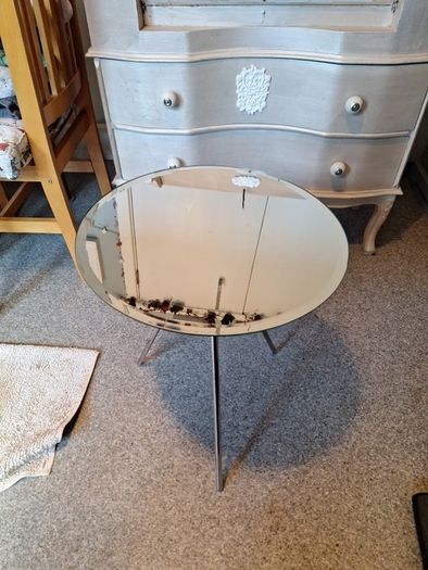 Habitat small glass table