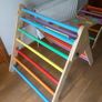 Colourful Wooden Pickler Climbing Triangle Set - 3 Pieces Montessori Play Image 2