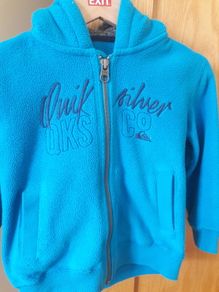 Quiksilver boys zippy hoddy age 3