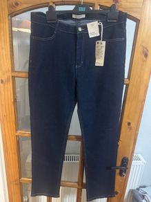 BNWT M&S Denim Straight Regular ladies jeans size UK16 Regular EU44 Free post