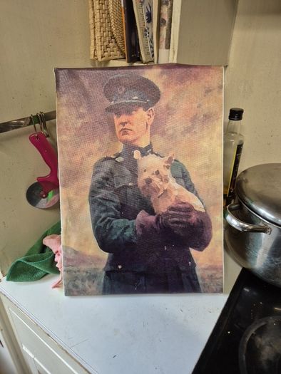 Michael Collins photo canvas