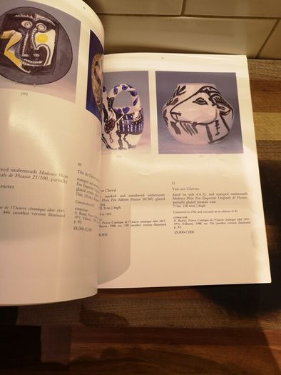 Editions Picasso, from various sources : Thursday 18 October 1990 [auction catalogue] Christie's, London
